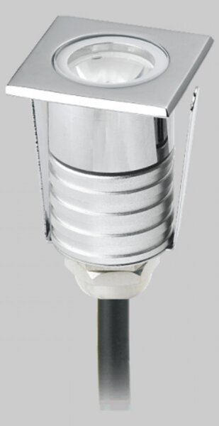 Faretto incasso led moderno pan international miniled square alluminio spot calpestabile - Pan International
