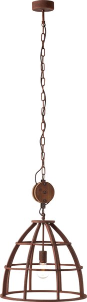 Lampada BRILLANTE Lampada a sospensione Matrix 47cm color ruggine | 1x G95, E27, 60W, adatta per lampade standard (non incluse) | la catena può essere accorciata