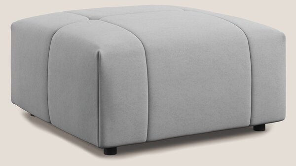 Giotto pouf in morbida microfibra effetto velluto impermeabile idrorep