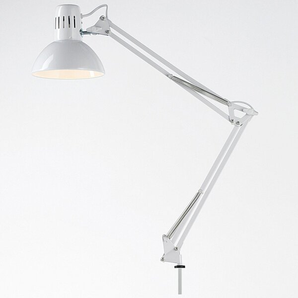 Abat-jour morsetto metallo perenz arc 4025 led lampada scrivania orientabile tecnica e27 ip20 - Perenz
