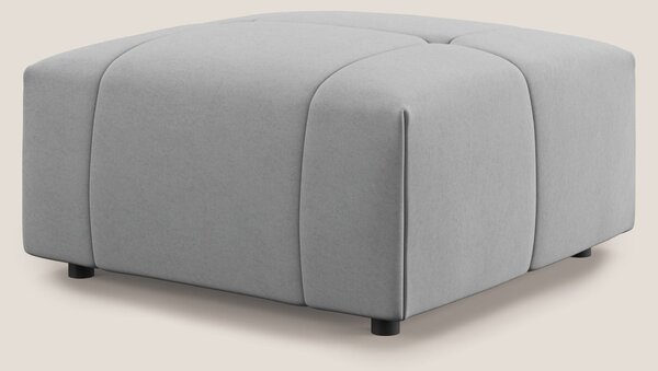 Giotto pouf in morbida microfibra effetto velluto impermeabile idrorep