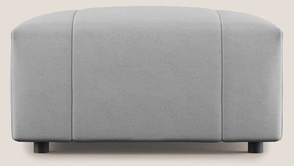 Giotto pouf in morbida microfibra effetto velluto impermeabile idrorep