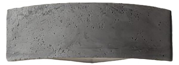 Applique cemento belfiore 9010 ghiglia angle cem 2489b 3080 led lampada parete - Belfiore - 9010