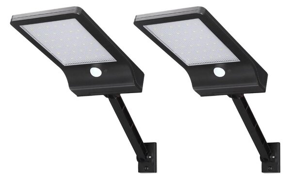 Aigostar - Set di 2 lampade solari LED con sensore. LED/3W/3,7V 3000/4000/5000K + telecomando