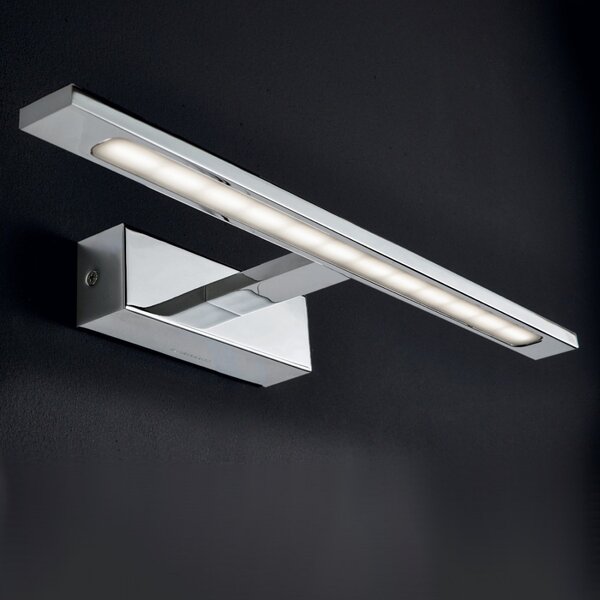 Applique illuminando tango 16w led 1360lm lampada parete bagno specchio quadro moderno ultramoderna metallo cromo interno - Illuminando