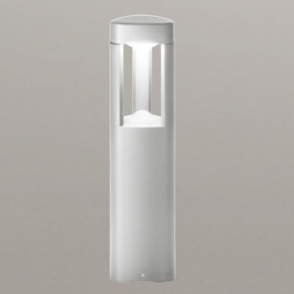 Lampioncino alluminio gea led janet ges480 50h led lampada terra grigio metallizzato moderna esterno gx53 ip54 - Gea Led