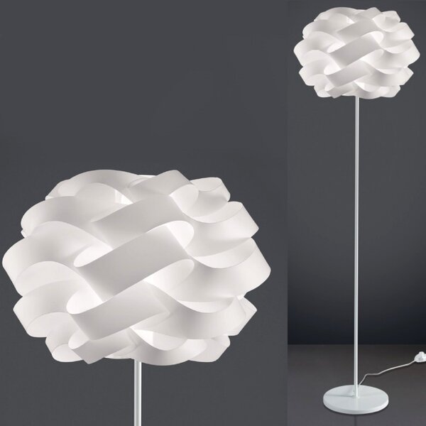 Piantana moderna linea zero cloud t 170cm e27 led polilux lampada terra - Linea Zero