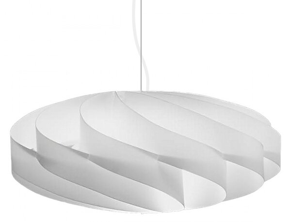 Lampadario moderno linea zero flat s e27 led polilux bianco sospensione camerette - Linea Zero