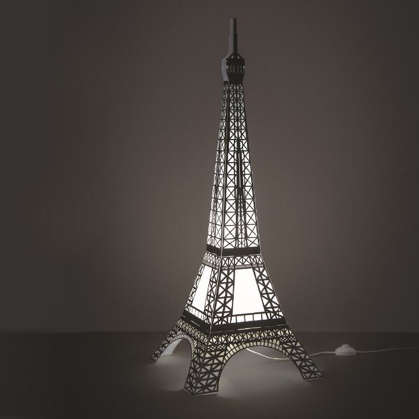 Piantana moderna linea zero eiffel 120 e27 led polilux lampada terra - Linea Zero