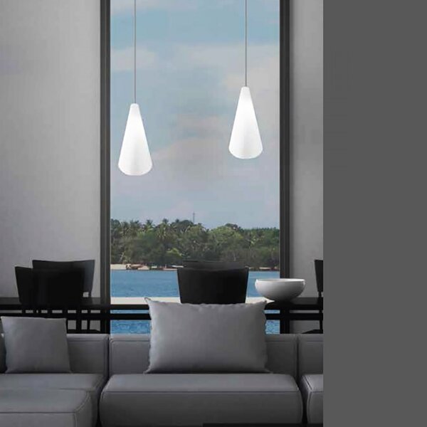 Lampadario moderno linea zero calle s e27 led polilux sospensione - Linea Zero