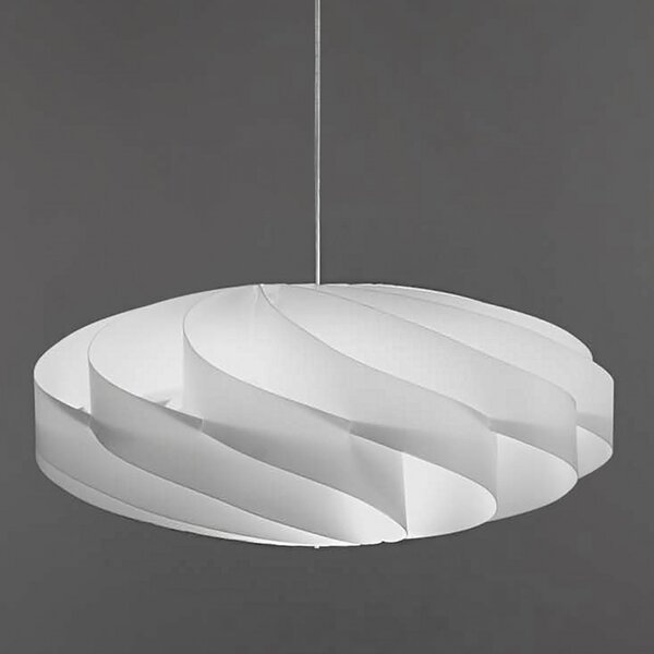 Lampadario moderno linea zero flat s e27 led polilux bianco sospensione camerette - Linea Zero