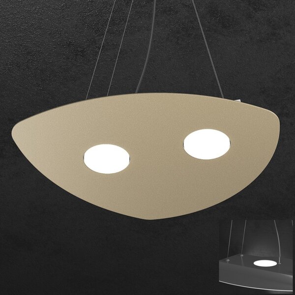 Lampadario moderno top light shape 1143 s2+1 gx53 led metallo lampadario moderno - Top Light