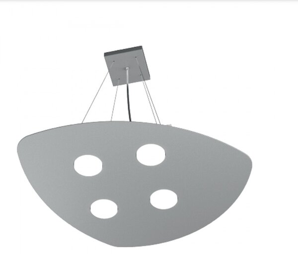 Lampadario moderno top light shape 1143 s4+2 gx53 led metallo sospensione - Top Light
