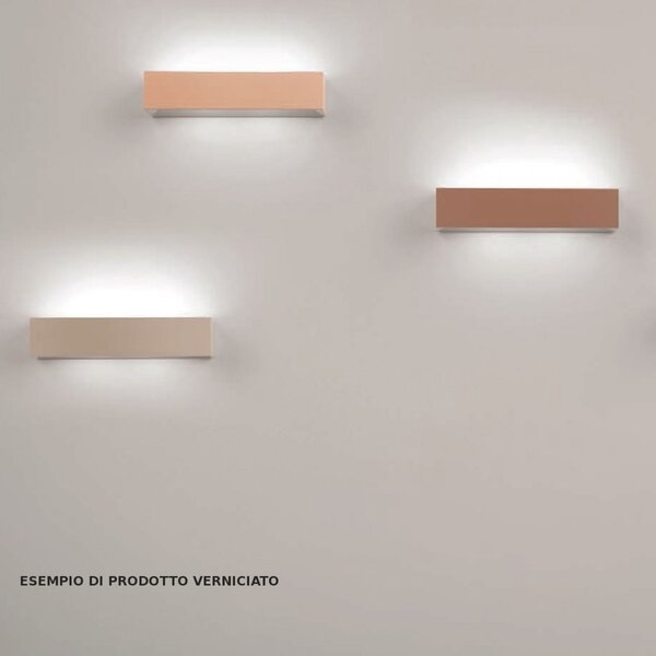 Applique moderno sforzin hermione t208 g9 led gesso verniciabile biemissione lampada parete - Sforzin Illuminazione