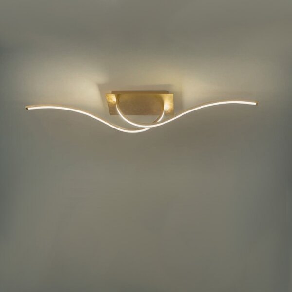 Plafoniera moderna fratelli braga scia 2127 pl2 led metallo lampada soffitto parete - Fratelli Braga