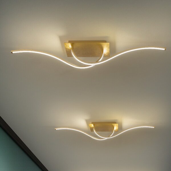 Plafoniera moderna fratelli braga scia 2127 pl2 led metallo lampada soffitto parete - Fratelli Braga