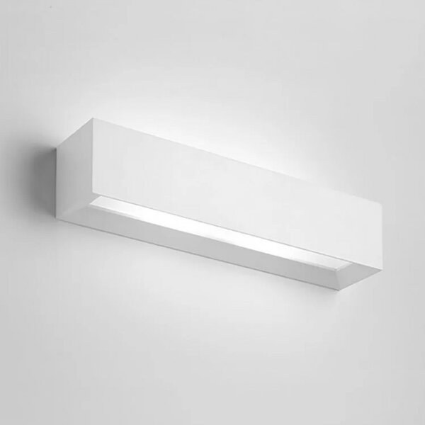 Applique moderno sforzin hermione t209 g9 led gesso verniciabile biemissione lampada parete - Sforzin Illuminazione