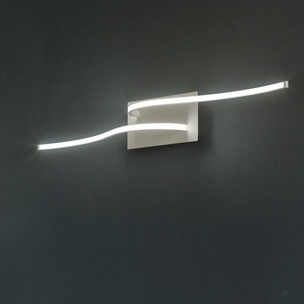 Plafoniera moderna fratelli braga scia 2127 pl2 led metallo lampada soffitto parete - Fratelli Braga