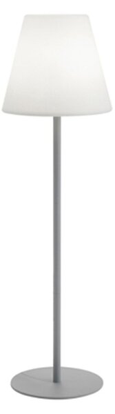 Piantana moderna livos lounge 379 377 e27 led alluminio resina lampada terra - Livos