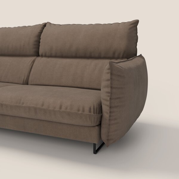 Monamour Divano dal design moderno con opzione relax elettrico in micr