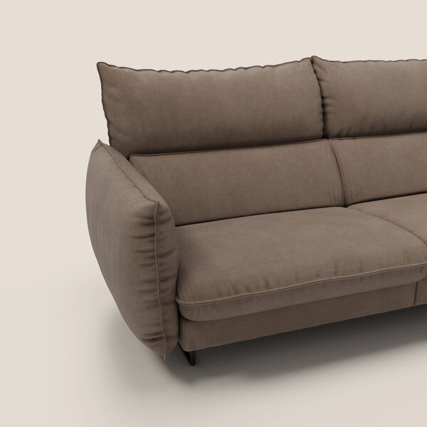 Monamour Divano dal design moderno con opzione relax elettrico in micr