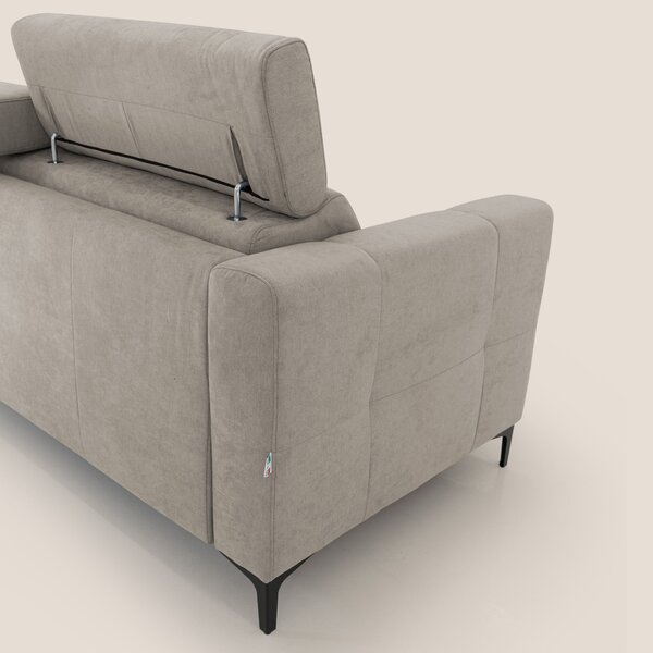 Gardenia divano letto materasso alto 18 cm con poggiatesta reclinabili