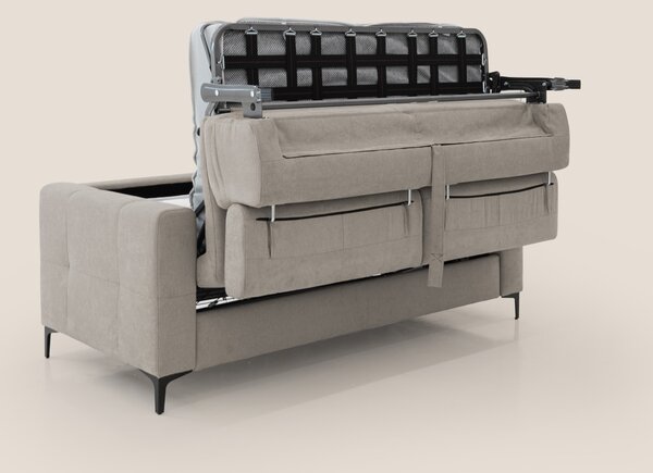 Gardenia divano letto materasso alto 18 cm con poggiatesta reclinabili