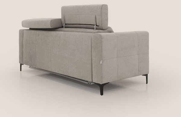 Gardenia divano letto materasso alto 18 cm con poggiatesta reclinabili