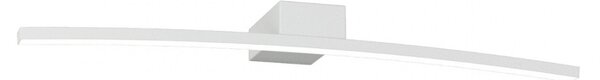 Applique moderna top light curved 1152 ag bi led metallo lampada parete - Top Light