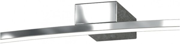 Applique moderna top light curved 1152 ap cr led metallo lampada parete - Top Light