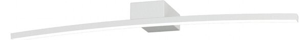 Applique moderna top light curved 1152 ag bi led metallo lampada parete - Top Light