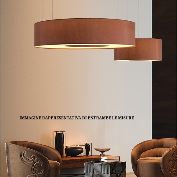 Lampadario moderno pan international saturno 75 e27 led sospensione - Pan International