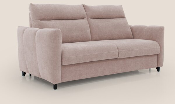 Peonia divano letto scandinavo con materasso H18 cm e morbido e alto s