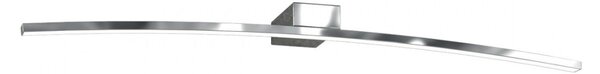 Applique moderna top light curved 1152 ag cr led metallo lampada parete - Top Light