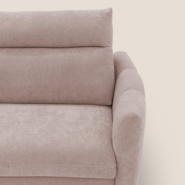 Peonia divano letto scandinavo con materasso H18 cm e morbido e alto s