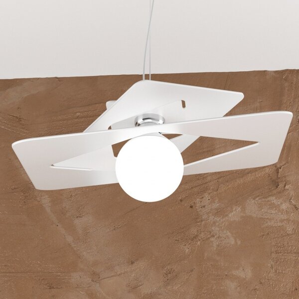 Lampadario moderno top light wacky 1159 s45 e27 led metallo sospensione - Top Light