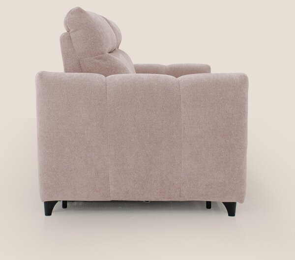 Peonia divano letto scandinavo con materasso H18 cm e morbido e alto s