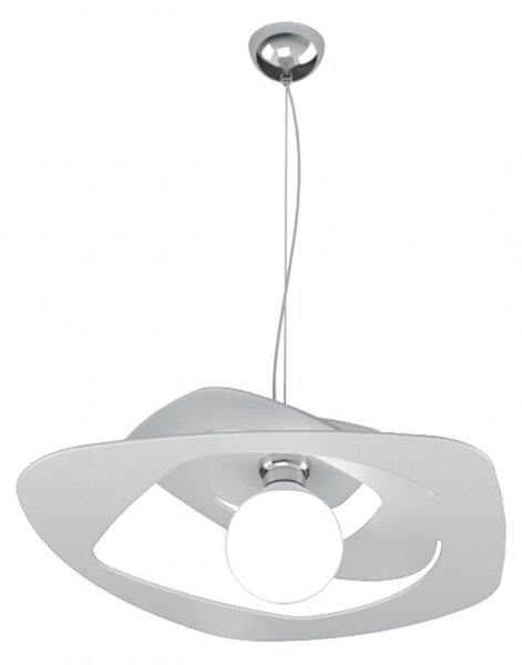 Lampadario moderno top light warped 1157 s50 e27 led metallo sospensione - Top Light
