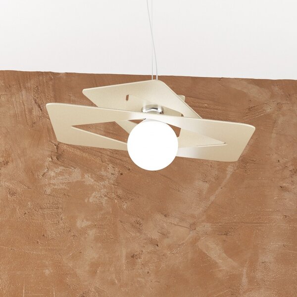 Lampadario moderno top light wacky 1159 s45 e27 led metallo sospensione - Top Light