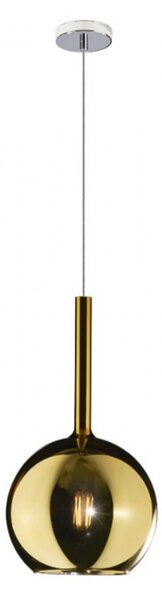 Lampadario moderno top light future 1155cr sm e27 led vetro pirex soffiato sospensione - Top Light