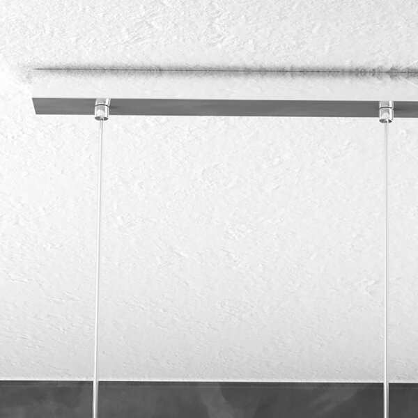 Lampadario moderno top light future 1155cr s3 rp mc e27 led vetro pirex soffiato - Top Light