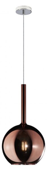 Lampadario moderno top light future 1155cr sm e27 led vetro pirex soffiato sospensione - Top Light
