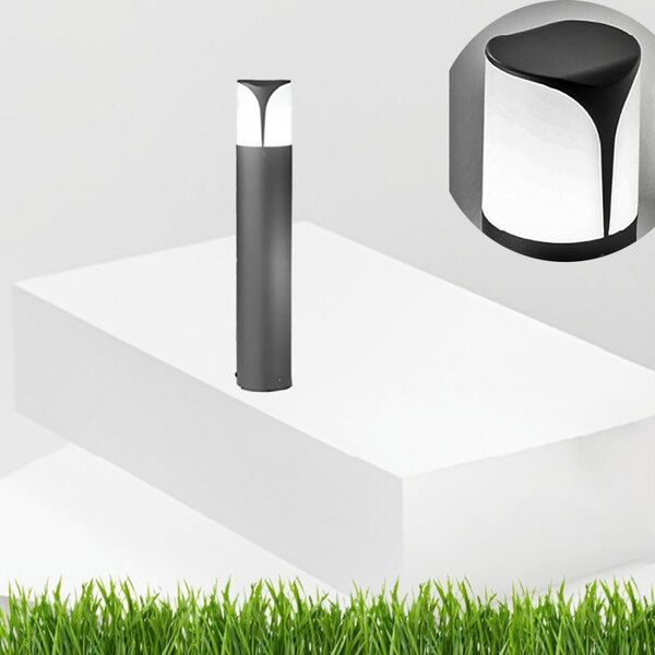 Lampioncino esterno gea led stele ges731 e27 led ip44 h50 lampada terra moderna - Gea Led