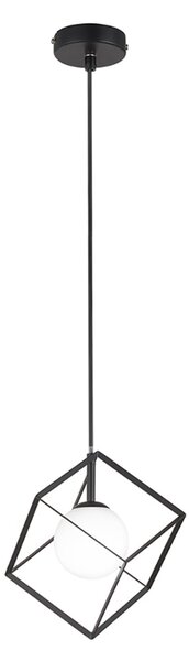Lampadario perenz cube 6695 g9 led 15x15 cubo metallo oro opaco gabbia - Perenz