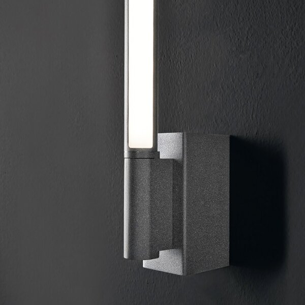 Applique moderno scamm stik wond sw311 led orientabile lampada parete alluminio - Scamm