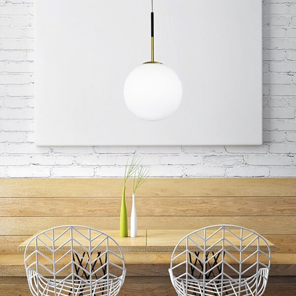 Lampadario classico miloox jugen 1744 70 e27 led vetro metallo - Miloox
