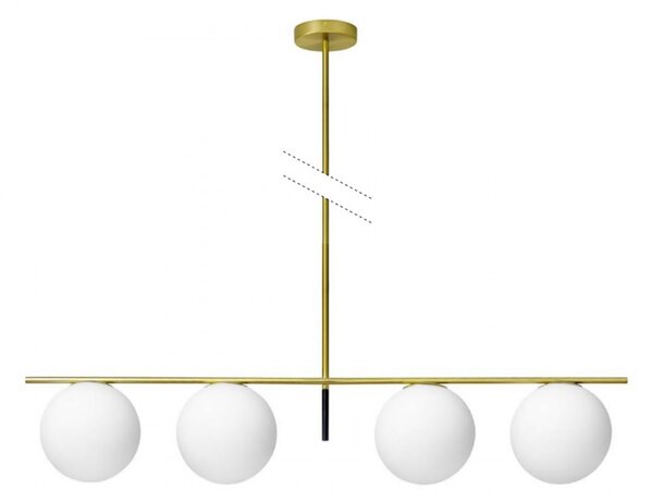 Lampadario classico miloox jugen 1744 68 e27 led metallo vetro - Miloox