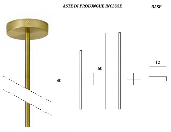 Lampadario classico miloox jugen 1744 68 e27 led metallo vetro - Miloox