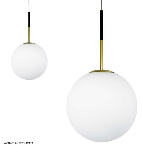Lampadario classico miloox jugen 1744 70 e27 led vetro metallo - Miloox