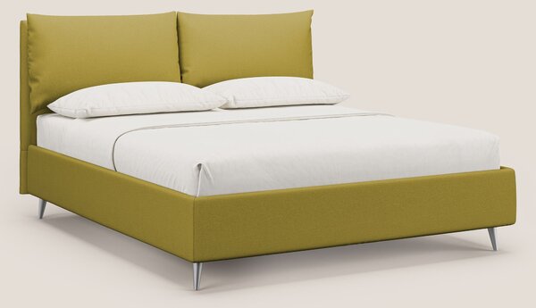 Elsa letto imbottito con vano contenitore in tessuto smacchiabile T05